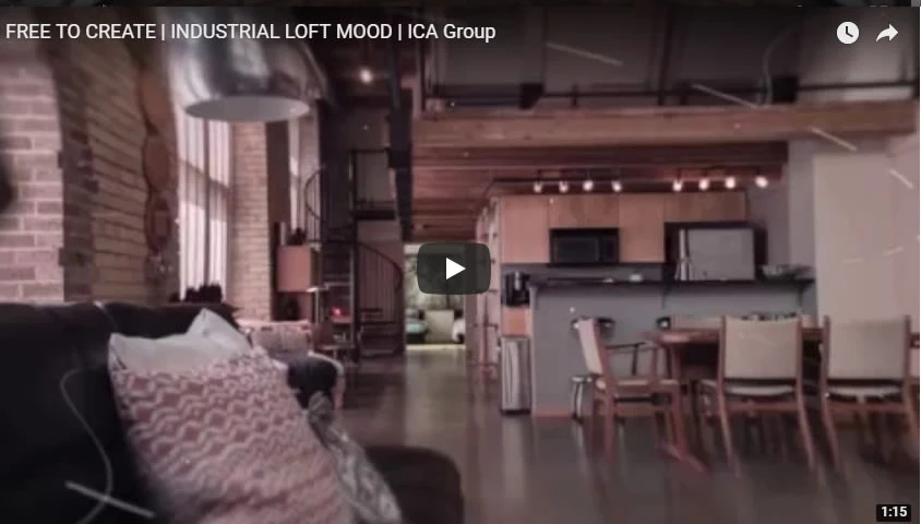Free to creative industrial loft mood do Ica Group
